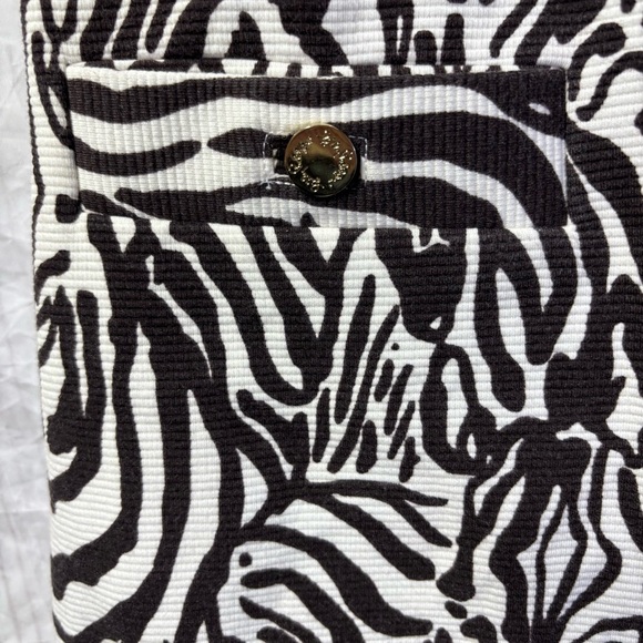 Lilly Pulitzer Layton Zebra Print Shift Black and White Dress Medium - Picture 4 of 10